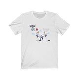 Storks on strike Unisex Jersey Short Sleeve Tee