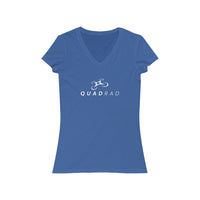 Quadrad Women's Jersey Short Sleeve V-Neck Tee