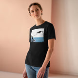 Drone Water Skiing Women's Premium Tee for Drone enthusiasts