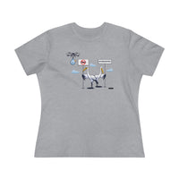 Storks on strike Women's Premium Tee for Drone enthusiasts