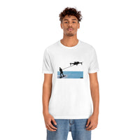 Drone Water Skiing Unisex Jersey Short Sleeve Tee