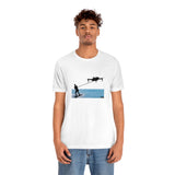 Drone Water Skiing Unisex Jersey Short Sleeve Tee