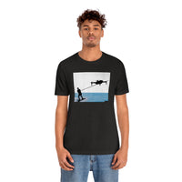 Drone Water Skiing Unisex Jersey Short Sleeve Tee