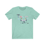 Storks on strike Unisex Jersey Short Sleeve Tee