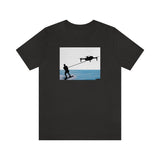 Drone Water Skiing Unisex Jersey Short Sleeve Tee