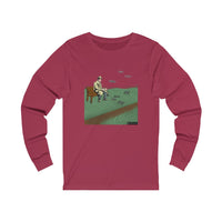 Feeding drones at the park Unisex Jersey Long Sleeve Tee