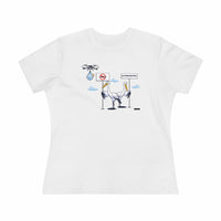 Storks on strike Women's Premium Tee for Drone enthusiasts