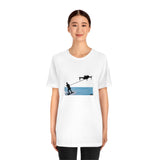 Drone Water Skiing Unisex Jersey Short Sleeve Tee