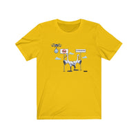 Storks on strike Unisex Jersey Short Sleeve Tee