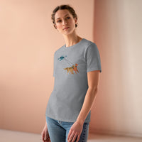 Drone Walking Dogs Women's Premium Tee for Drone enthusiasts