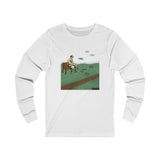 Feeding drones at the park Unisex Jersey Long Sleeve Tee