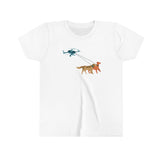 Drone Walking Dogs Youth Short Sleeve Tee