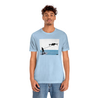 Drone Water Skiing Unisex Jersey Short Sleeve Tee