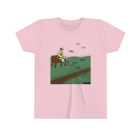 Feeding Drones at the Park Youth Short Sleeve Tee