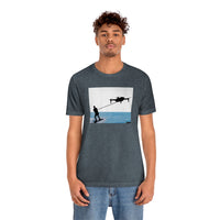 Drone Water Skiing Unisex Jersey Short Sleeve Tee