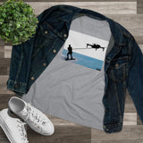 Drone Water Skiing Women's Premium Tee for Drone enthusiasts