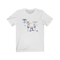 Storks on strike Unisex Jersey Short Sleeve Tee