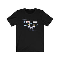 Storks on strike Unisex Jersey Short Sleeve Tee