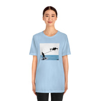 Drone Water Skiing Unisex Jersey Short Sleeve Tee