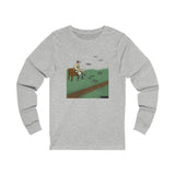 Feeding drones at the park Unisex Jersey Long Sleeve Tee