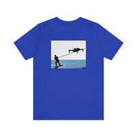 Drone Water Skiing Unisex Jersey Short Sleeve Tee