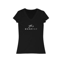 Quadrad Women's Jersey Short Sleeve V-Neck Tee