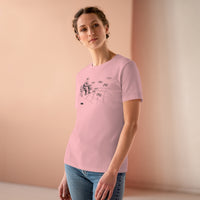 Feeding drones at the park Women's Premium Tee for Drone enthusiasts