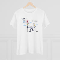 Storks on strike Women's Premium Tee for Drone enthusiasts