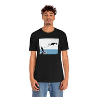 Drone Water Skiing Unisex Jersey Short Sleeve Tee