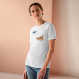 Drone Walking Dogs Women's Premium Tee for Drone enthusiasts