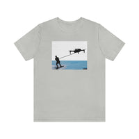 Drone Water Skiing Unisex Jersey Short Sleeve Tee