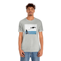 Drone Water Skiing Unisex Jersey Short Sleeve Tee