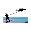 Drone Water Skiing Women's Premium Tee for Drone enthusiasts