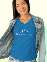 Quadrad Women's Jersey Short Sleeve V-Neck Tee